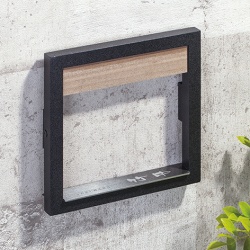 見せない表札フレームタイプ 表札画像